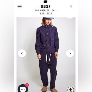 SEEKER corduroy pants. size M